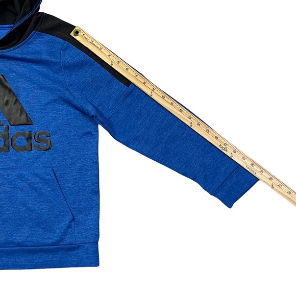 Adidas Boys Youth Size L Hoodie Sweatshirt Activewear Gym Running School Skate - Picture 7 of 10